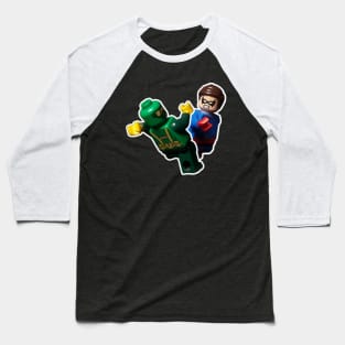 Bucky Barnes Vs Hydra Soldier Baseball T-Shirt